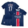 Paris Saint-Germain Vitinha 17 Barn Hjemmedrakt 2024-25 Kortermet
